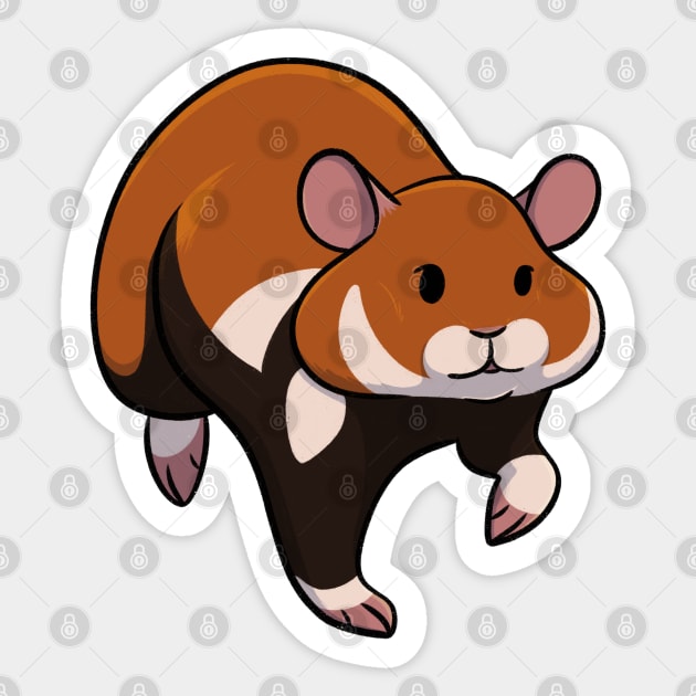 European Hamster Sticker by DeguArts